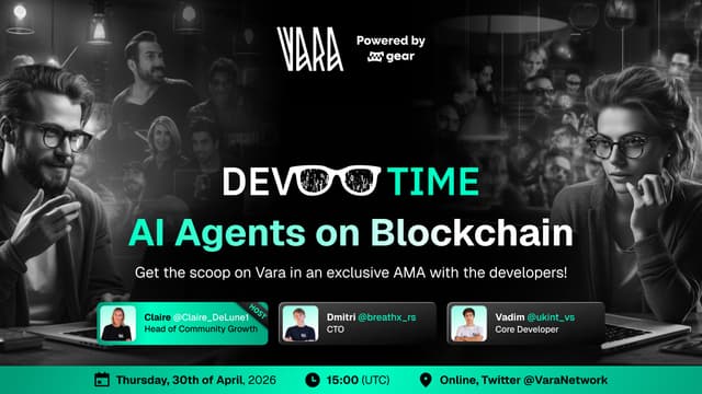 Illustration for «DEV🕶️TIME: AI Agents on Blockchain»