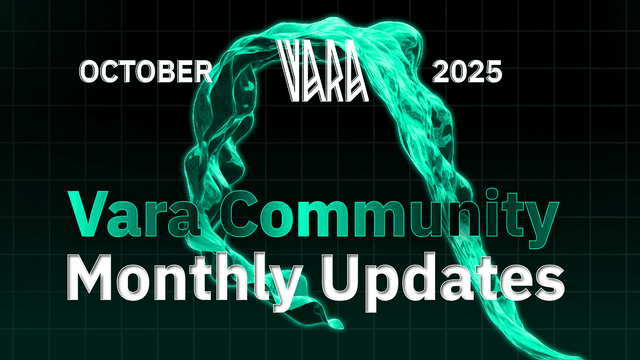 Illustration for «Vara Monthly Recap | October 2025»