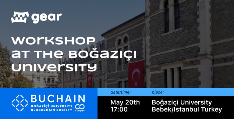 Workshop at Bogazici University, Istanbul