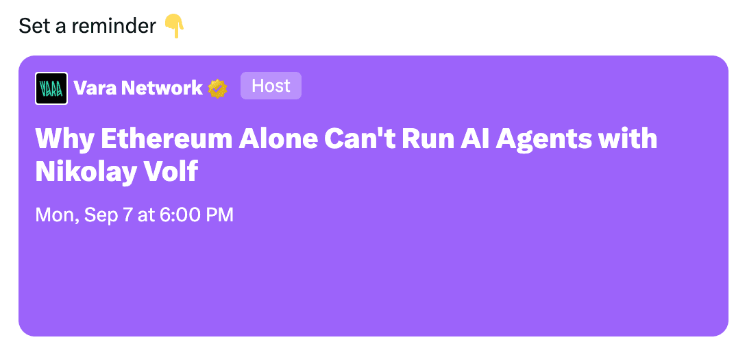Why Ethereum Alone Can't Run AI Agents with Nikolay Volf